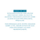 Cómo usar Aqua Vital Bi-Phase Instant Makeup Remover