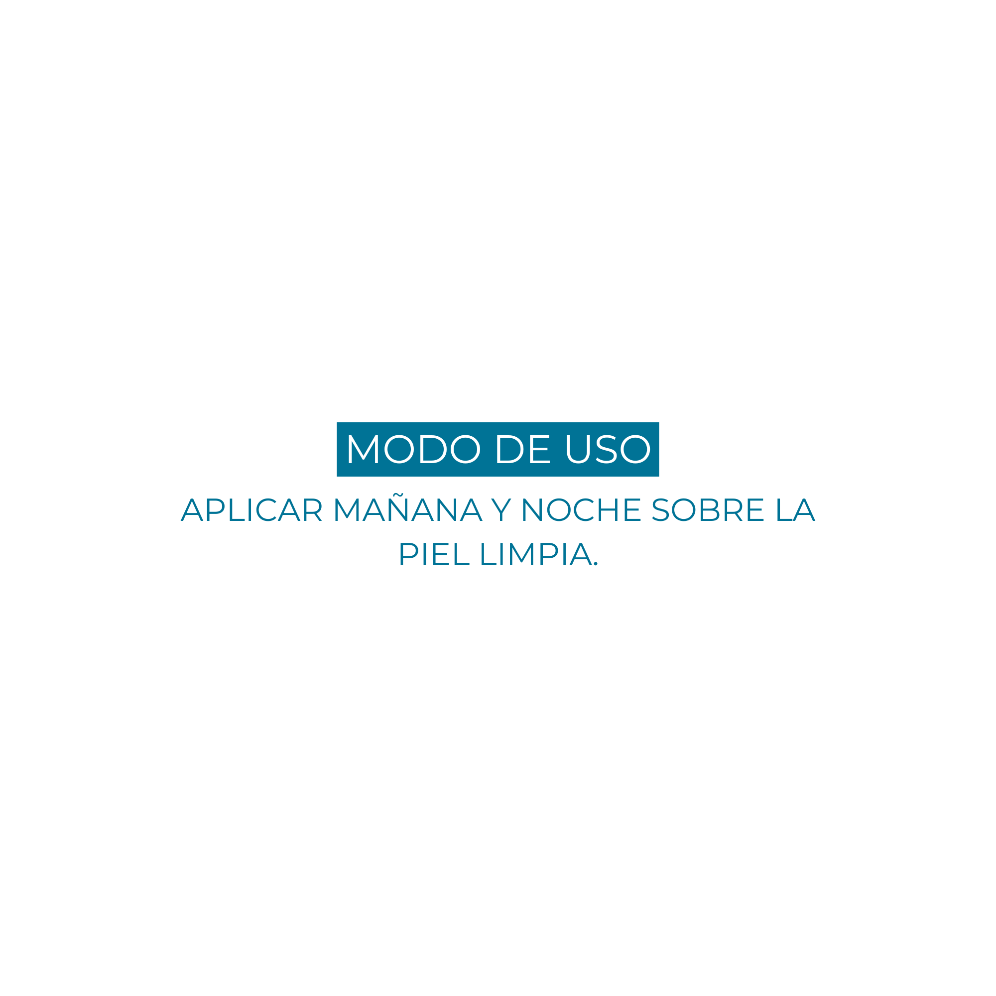 Modo de Uso - Aqua Vital 3D Cream ES